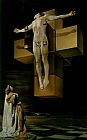 Salvador Dali Canvas Paintings - The Crucifixion